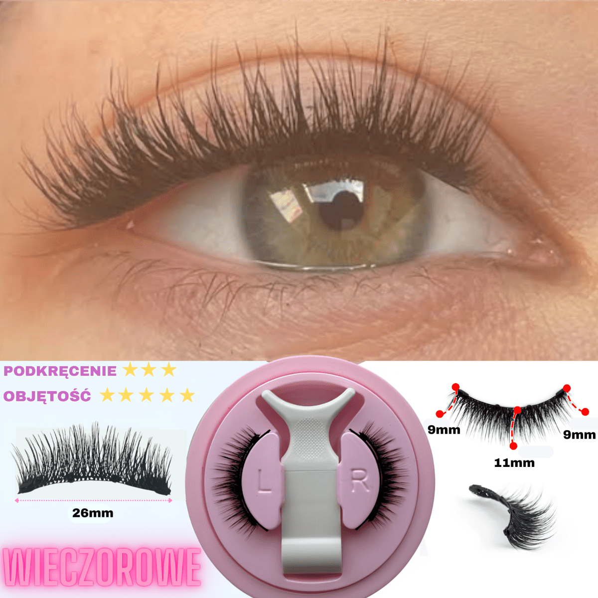 Magnetyczne Rzęsy Superlash™ + Aplikator GRATIS! - Superlash™