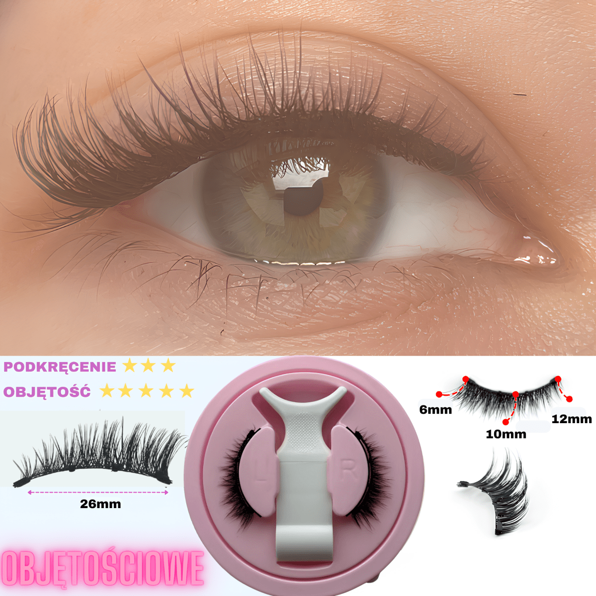 Magnetyczne Rzęsy Superlash™ + Aplikator GRATIS! - Superlash™