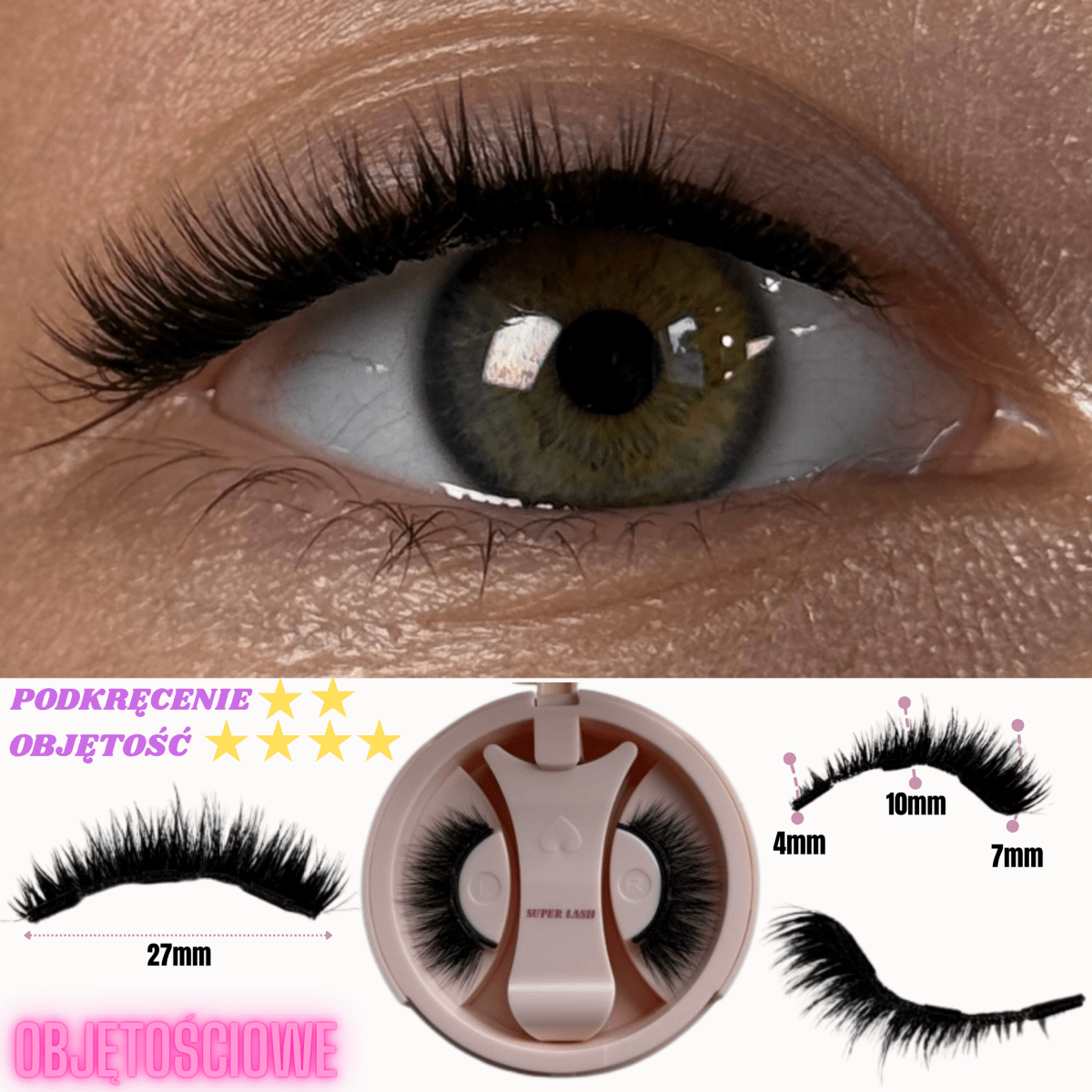 Magnetyczne Rzęsy Superlash™ + Aplikator GRATIS! - Superlash™