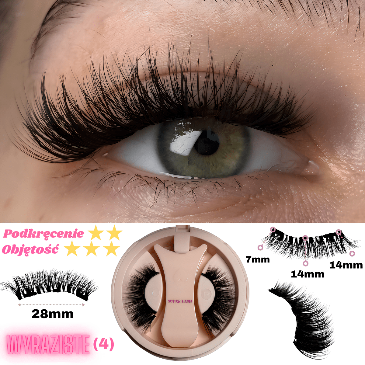 Magnetyczne Rzęsy Superlash™ – LIMITOWANA EDYCJA + Aplikator GRATIS - Superlash™