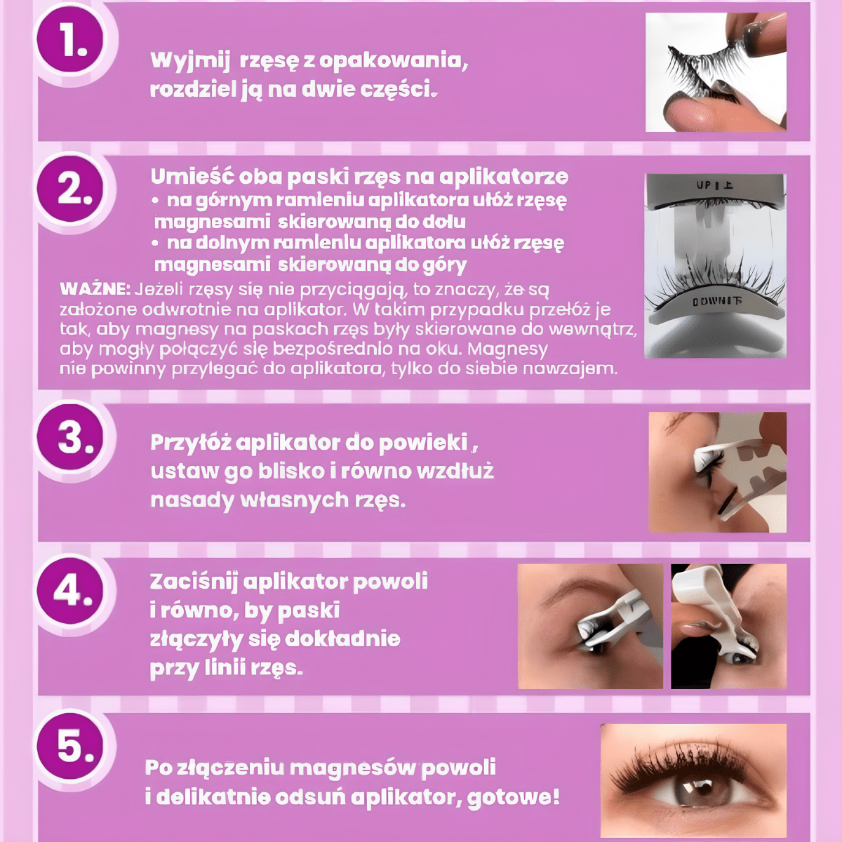 Magnetyczne Rzęsy Superlash™ – LIMITOWANA EDYCJA + Aplikator GRATIS - Superlash™