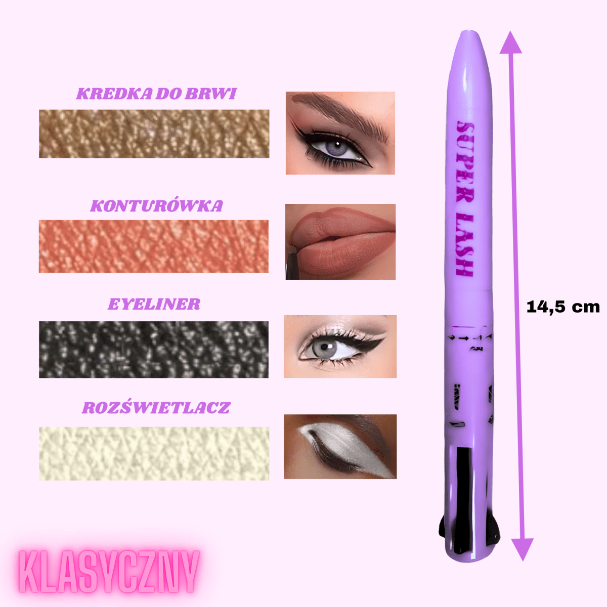 Długopis Do Makijażu MakeUp Pen 4w1 Superlash™ - Superlash™