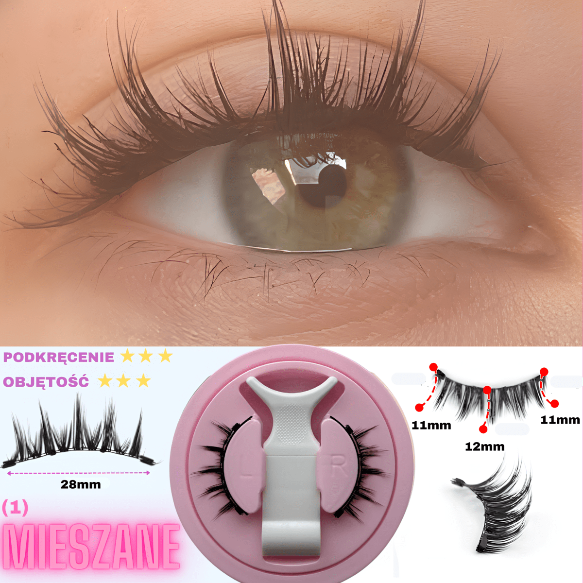 Magnetyczne Rzęsy Superlash™ + Aplikator GRATIS! - Superlash™