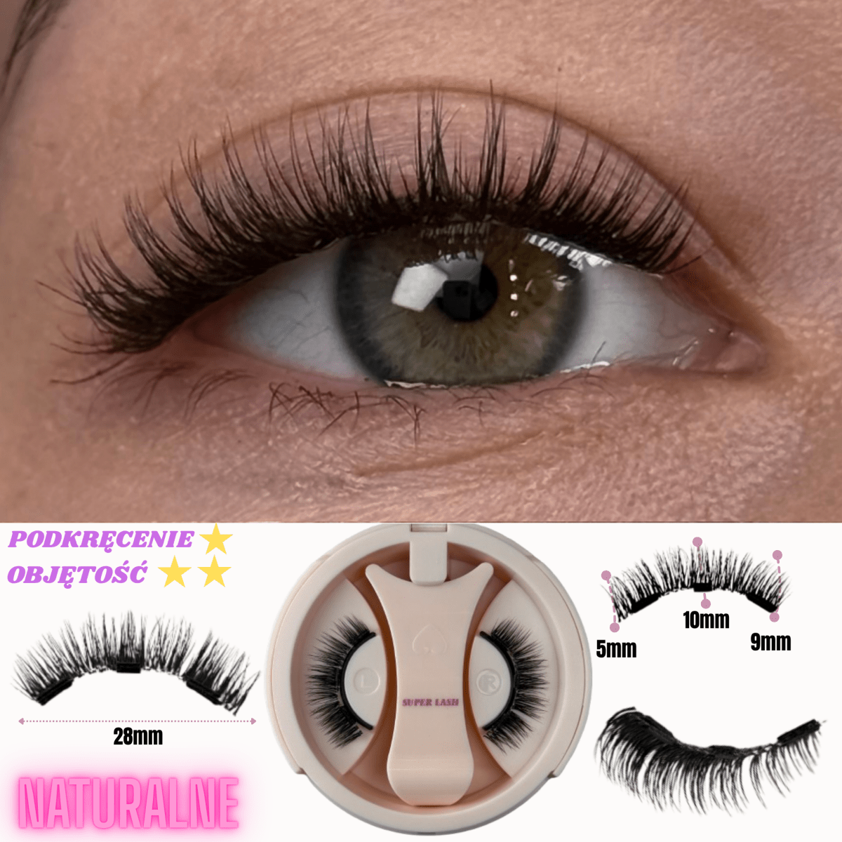 Magnetyczne Rzęsy Superlash™ + Aplikator Gratis - Superlash™