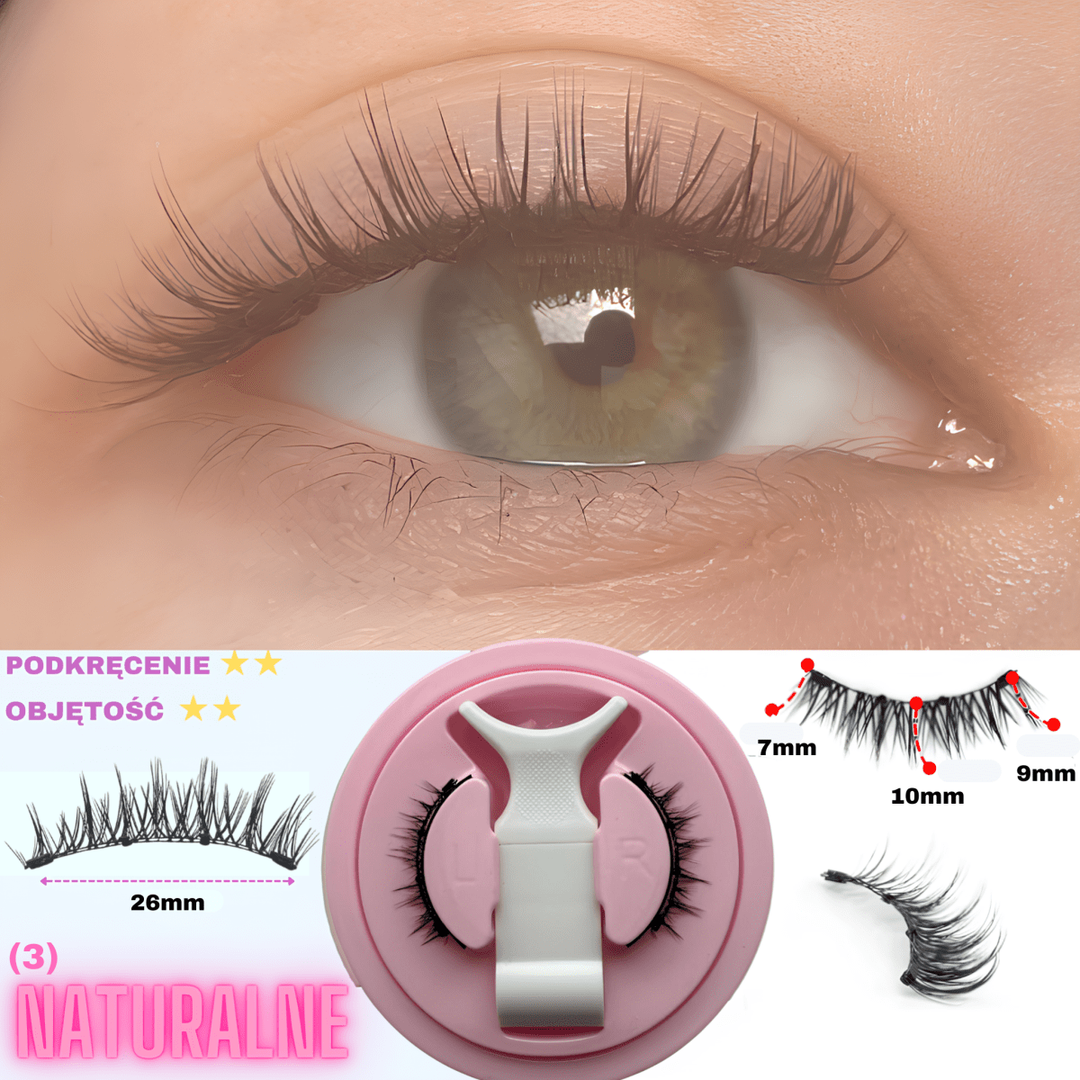 Magnetyczne Rzęsy Superlash™ + Aplikator GRATIS! - Superlash™