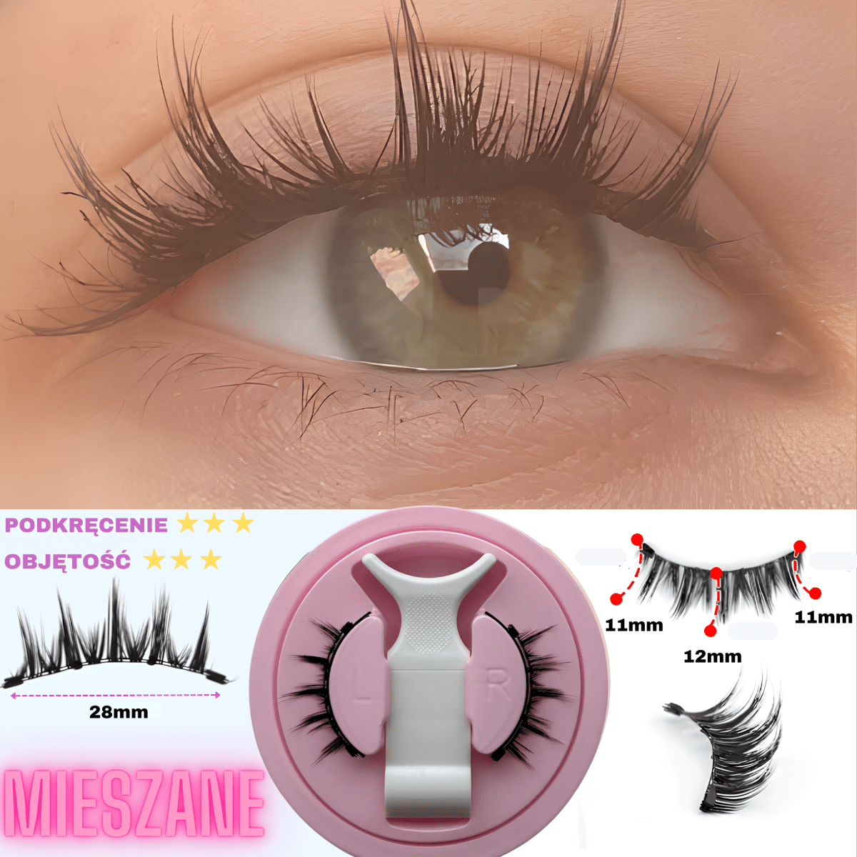 Magnetyczne Rzęsy Superlash™ + Aplikator GRATIS! - Superlash™