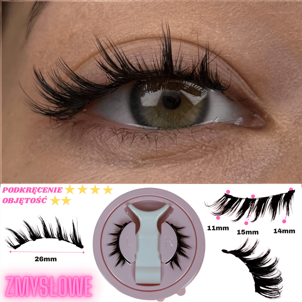 Magnetyczne Rzęsy Superlash™ Zmysłowe - Superlash™